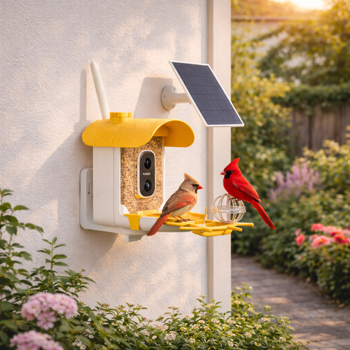 The Smart Bird Feeder House With Camera