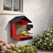Metal Smart Bird Feeder with Camera Red