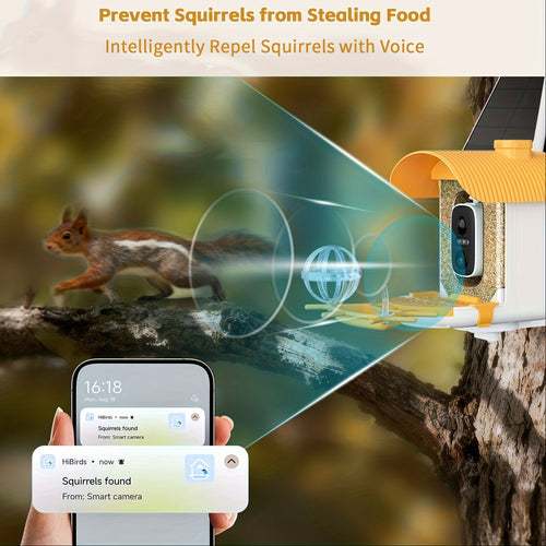 The Smart Bird Feeder House With Camera